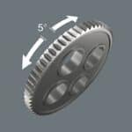 WERA 8100 SA 6 Zyklop Speed Ratchet Set 1/4 drive, metric