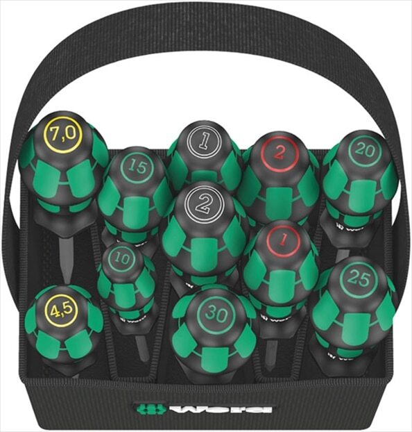 WERA Kraftform 2go 300 Screwdriver set