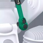 WERA 8100 SB 12 Zyklop Comfort Ratchet set, reversing lever, 3/8 drive, metric, 16 pieces