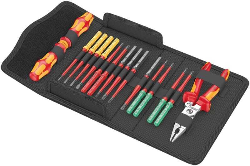 05006612001.jpg WERA Kraftform Kompakt VDE 17 extra slim 1 Bit set with inter-changeable blades extra slim