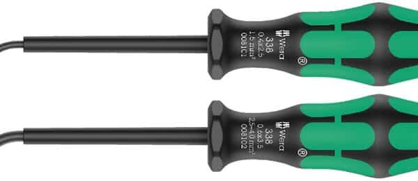 WERA 338/2 Reihenklemmen Set Set of actuation tools for terminal blocks