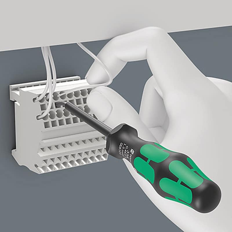 WERA 338/2 Reihenklemmen Set Set of actuation tools for terminal blocks