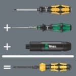WERA Kraftform Kompakt 900 Set 1 Pouch with 70 mm bits