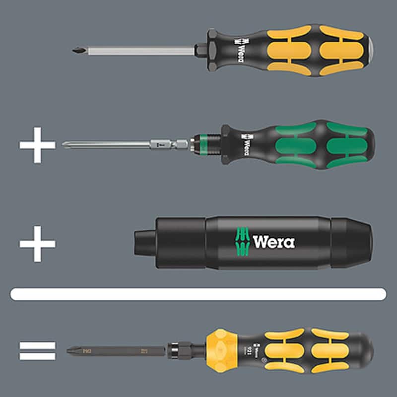 WERA Kraftform Kompakt 900 Set 1 Pouch with 70 mm bits