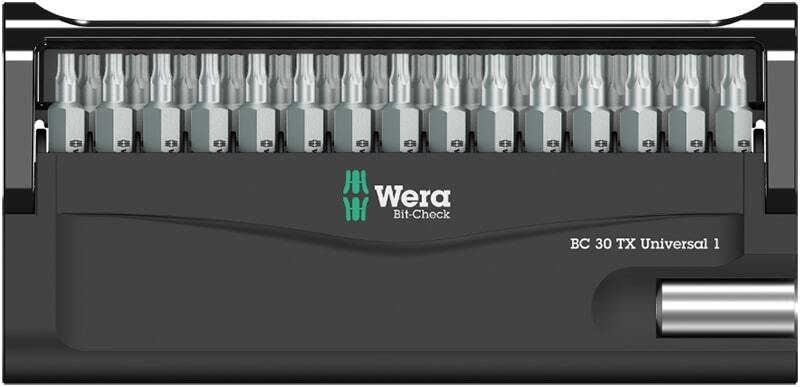 WERA Bit-Check 30 TORX Universal 1 Bit assortment