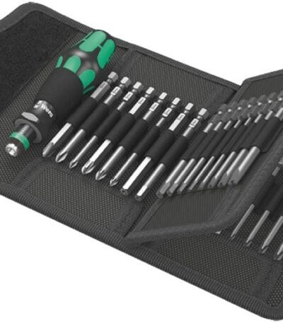 WERA Kraftform Kompakt 62 Pouch with 89 mm bits