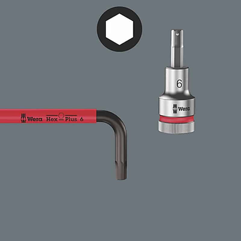 WERA - 950/9 Hex-Plus Multicolour 1 L-key set, metric, BlackLaser - Image 4