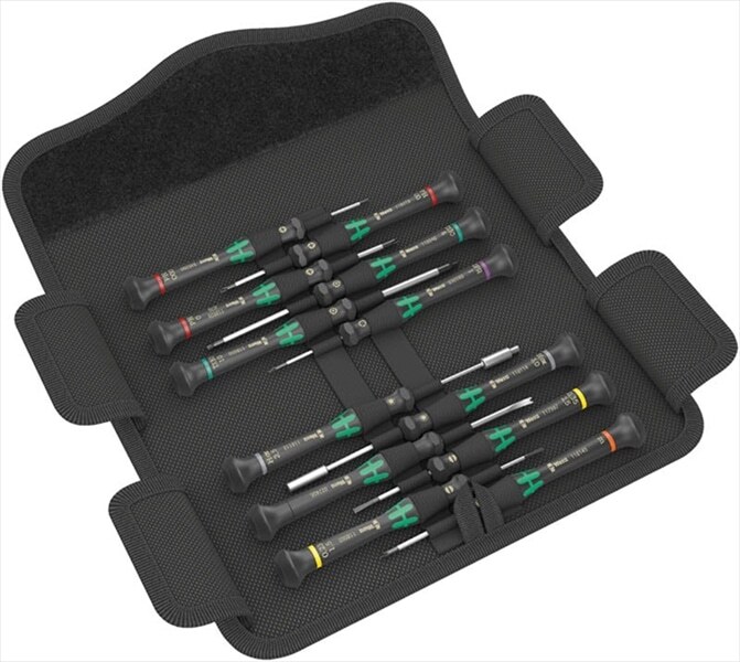 WERA Kraftform Micro 12 Electronics 1 Screwdriver set for electronic applications