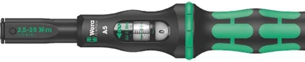 WERA Click-Torque A 5 Torque wrench Drive 2,5 – 25 Nm
