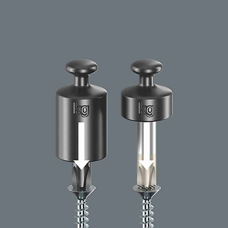 WERA 355 PZ 2 x 100 mm SB Screwdriver for Pozidriv screws