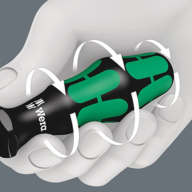 WERA 355 PZ 2 x 100 mm SB Screwdriver for Pozidriv screws
