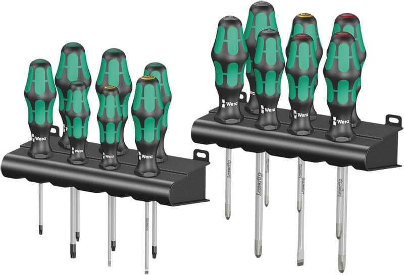 WERA Kraftform Big Pack 300 Screwdriver set + Rack