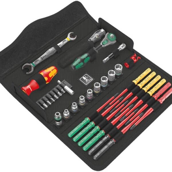 WERA  Kraftform Kompakt W 1 Maintenance Bit set with handle and inter-changeable blades