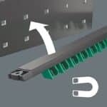 WERA 9610 Joker Magnetic rail for up to 11 spanners, empty