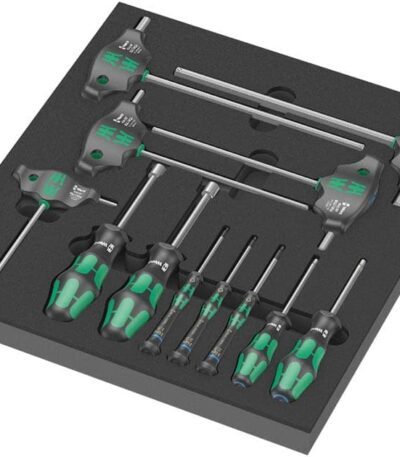 WERA  9713 Foam insert Hex screwdriver set 1 Screwdriver set, 12-pieces
