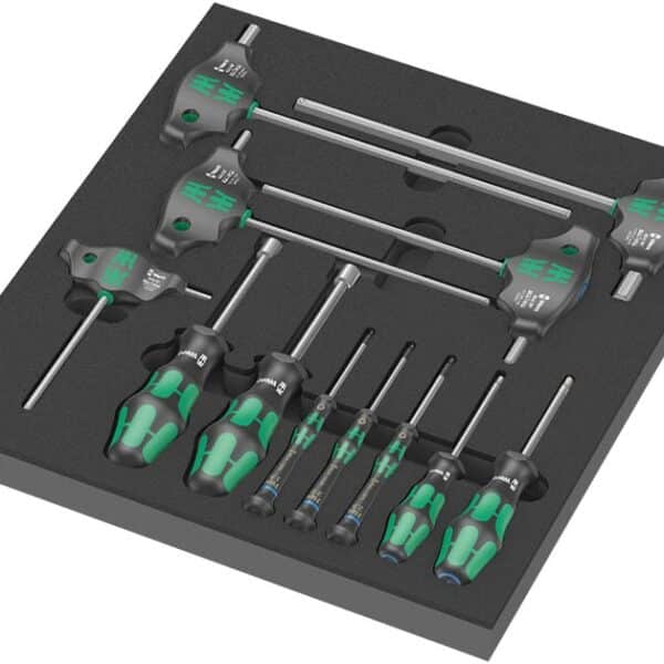 WERA  9713 Foam insert Hex screwdriver set 1 Screwdriver set, 12-pieces