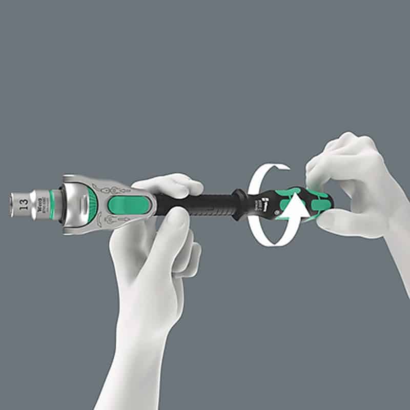 WERA 9720 Einlage 8000 A ZyklopSet 1 Zyklop ratchet set, 1/4, 37-pieces