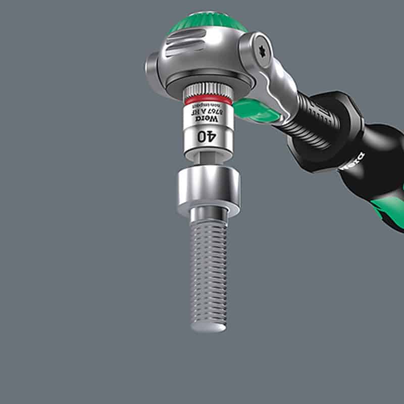 WERA 9720 Einlage 8000 A ZyklopSet 1 Zyklop ratchet set, 1/4, 37-pieces