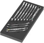 WERA 9730 Einlage 6000 Joker Set 1 Ring ratchet spanner set, 11-pieces