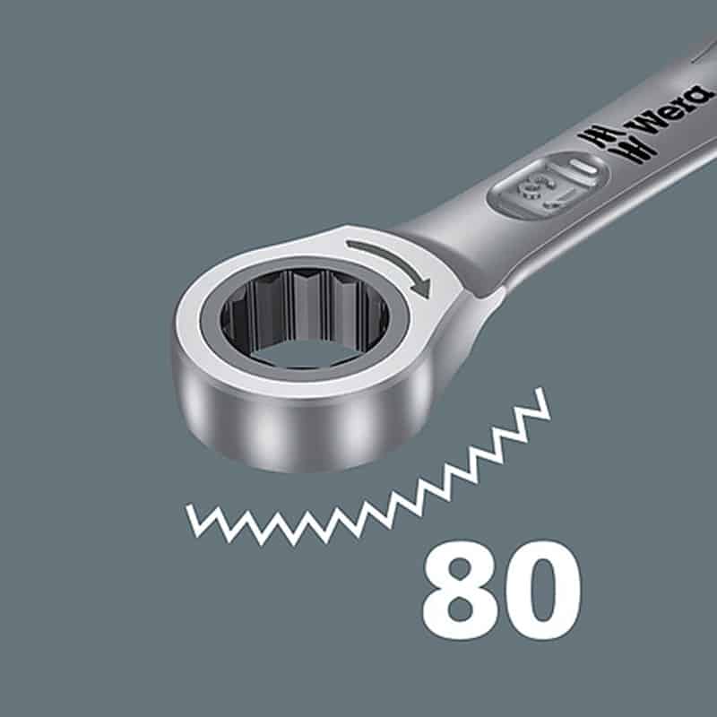 WERA 9730 Einlage 6000 Joker Set 1 Ring ratchet spanner set, 11-pieces