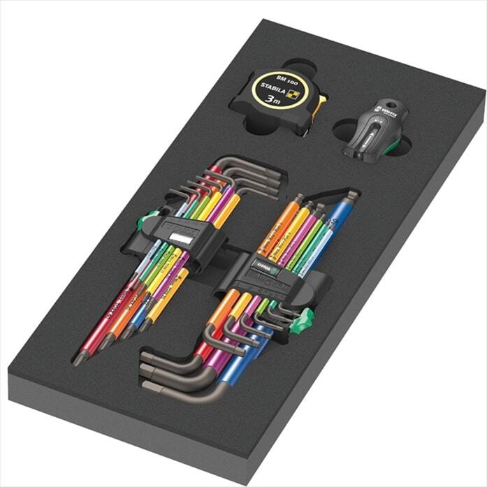 WERA 9700 Tool Rebel Roller Cabinet 1 Tool assortment