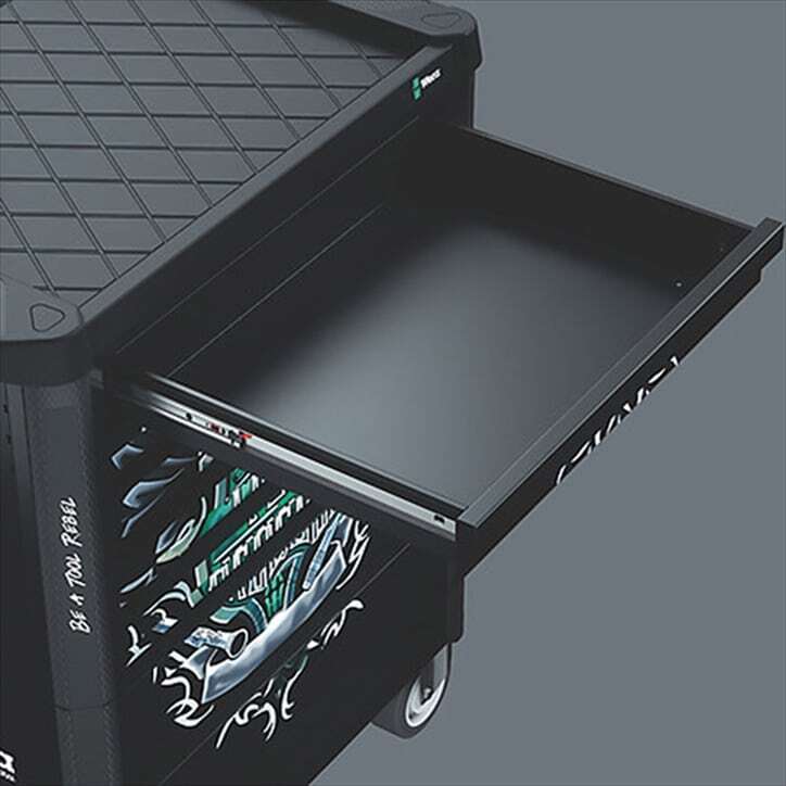 WERA 9700 Tool Rebel Roller Cabinet 1 Tool assortment