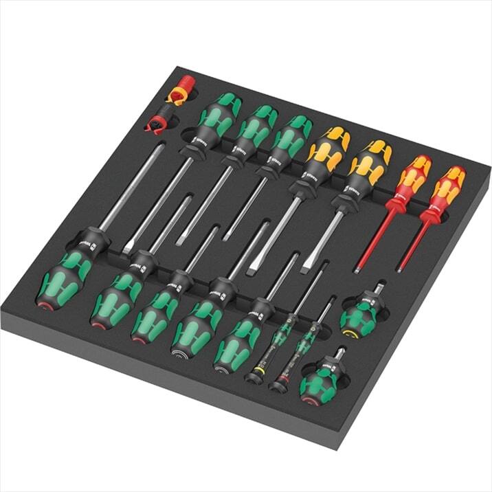 WERA 9700 Tool Rebel Roller Cabinet 1 Tool assortment