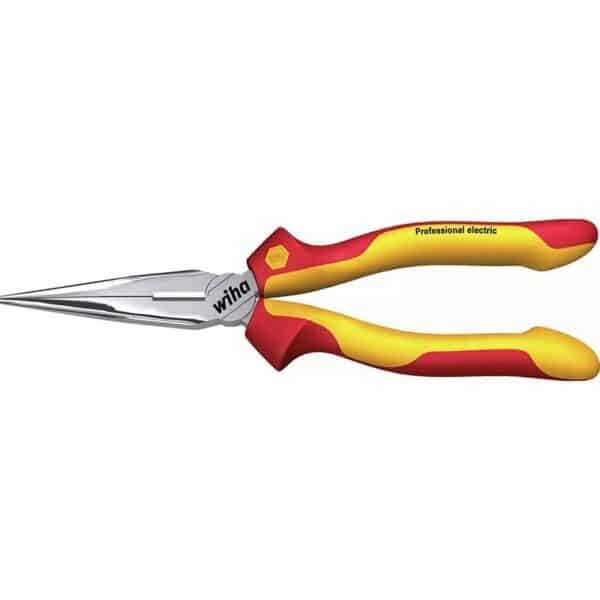 WIHA Needle nose pliers Professional electric with cutting edge straight shape