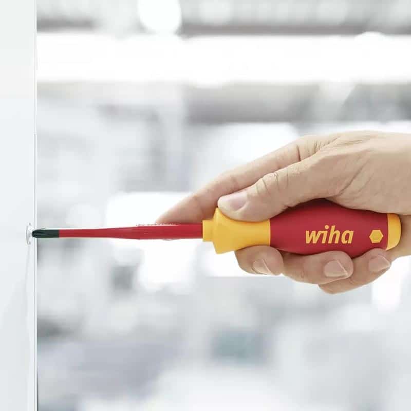 WIHA Screwdriver SoftFinish® electric slimFix Pozidriv on SB-card