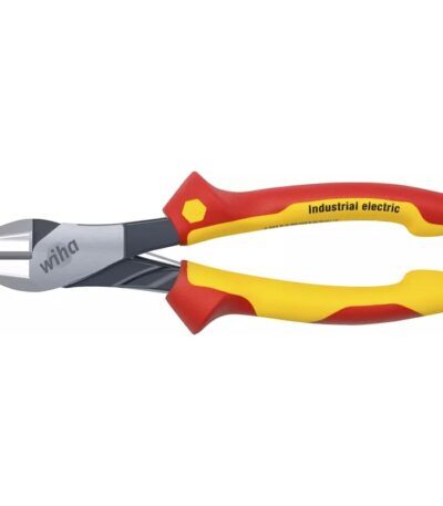 WIHA Industrial electric heavy-duty diagonal cutters with DynamicJoint® with switchable opening spri