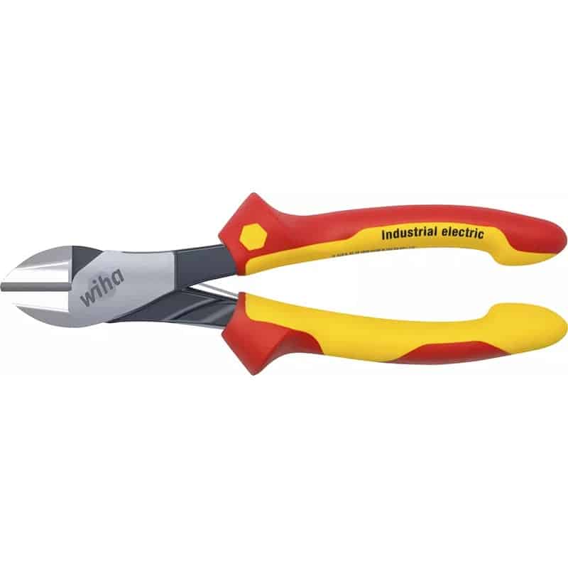 41330.jpg WIHA Industrial electric heavy-duty diagonal cutters with DynamicJoint® with switchable opening spri