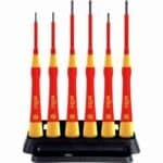 WIHA Fine screwdriver set PicoFinish® electric Slotted, Phillips, 7 pcs. incl. holder