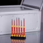 WIHA Fine screwdriver set PicoFinish® electric Slotted, Phillips, 7 pcs. incl. holder