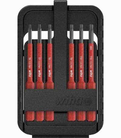 WIHA slimBit electric bit set TORX®, 6-pcs.