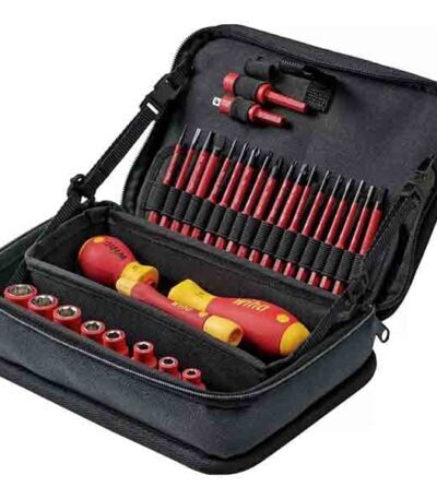 WIHA – Tool set slimVario® electric mixed, 32 pcs. incl. multifunctional bag