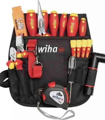 WIHA Tool set electrician mixed,18-pcs. incl. belt pouch