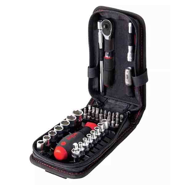 WIHA Nut driver and bit set 1/4 41 pcs. incl. functional bag with belt clip
