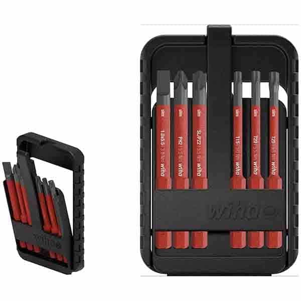 WIHA slimBit electric bit set Mixed 6-pcs.