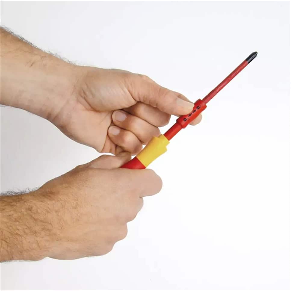 WIHA - SoftFinish® slimVario Screwdriver Handle with LockBit Holder for slimBits 6.0mm - Image 3