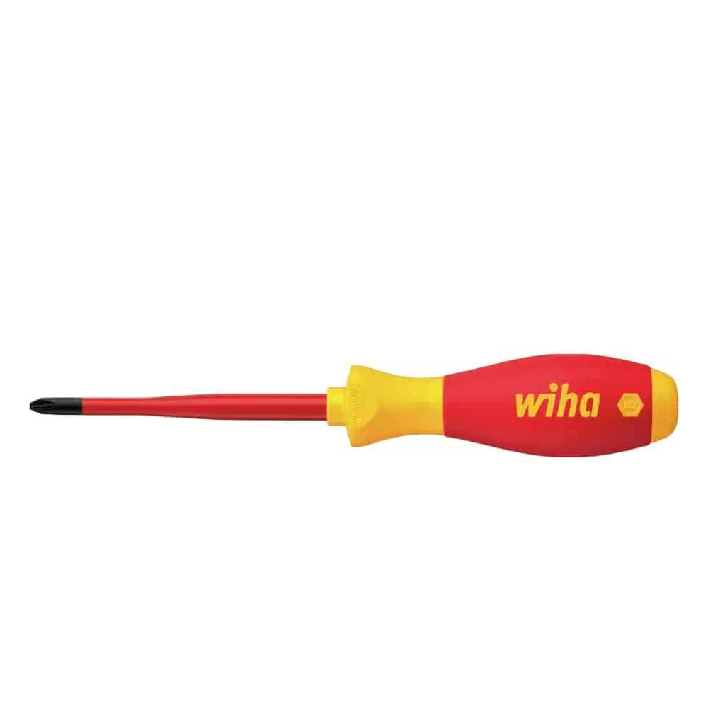 WIHA - SoftFinish® slimFix Phillips Screwdriver PH2x100mm - Image 1
