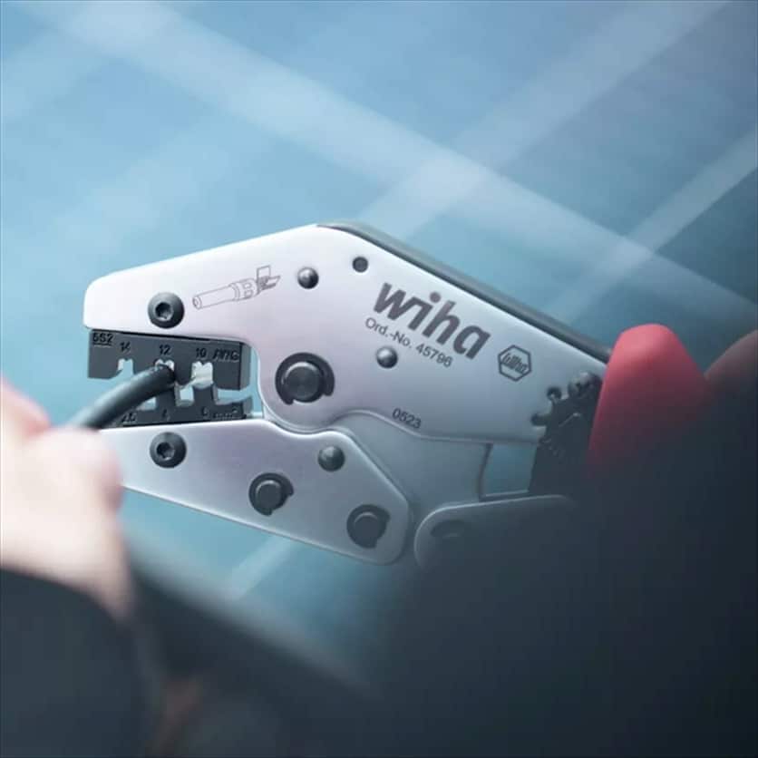 WIHA -  Crimp tool for MC4 connectors 2,5 - 6 mm² 250 mm - Image 2