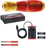 WIHA - e-screwdriver, speedE® II electric 7 pcs with slimBits, batteries and USB charger in L Boxx M