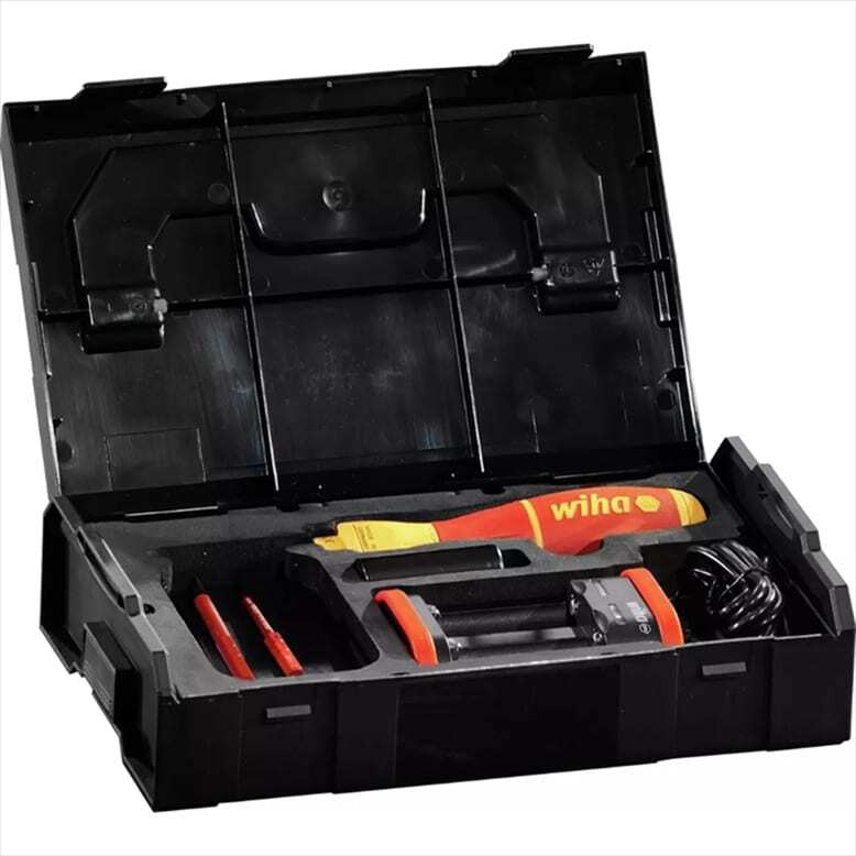WIHA - e-screwdriver, speedE® II electric 7 pcs with slimBits, batteries and USB charger in L Boxx M - Image 2