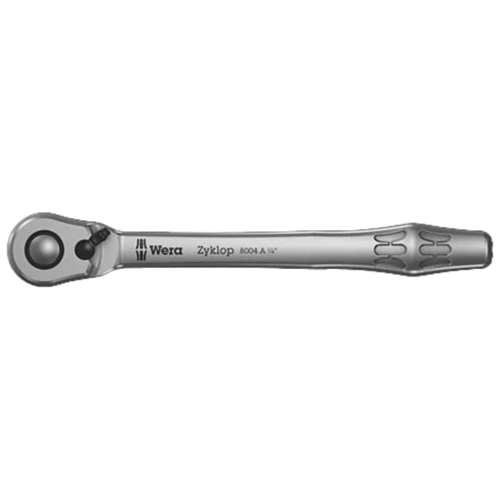 WERA - 8004 A Zyklop Metal Ratchet with switch lever and 1/4 drive - Image 1