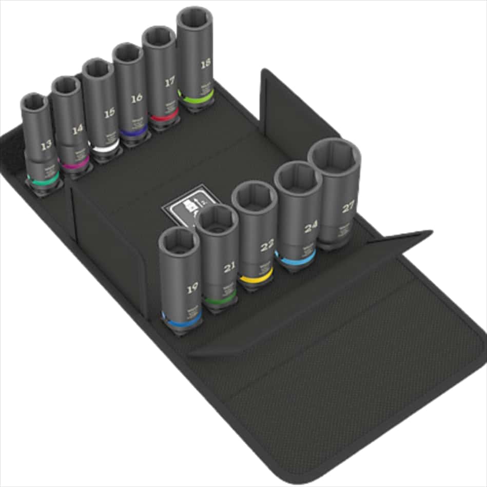 WERA - 8790 C Impaktor Deep Set 1, 1/2 drive, 11 pieces - Image 1
