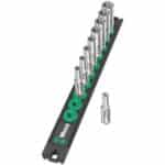 WERA - Magnetic socket rail A Deep 1 socket set, 1/4 drive, 9 pieces - Image 2