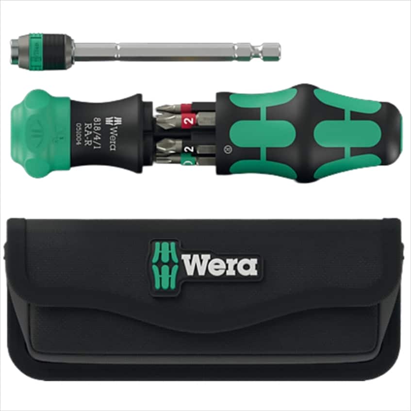 WERA - Kraftform Kompakt 20, RACHETING FUNCTION, with pouch, 6 pieces - Image 1