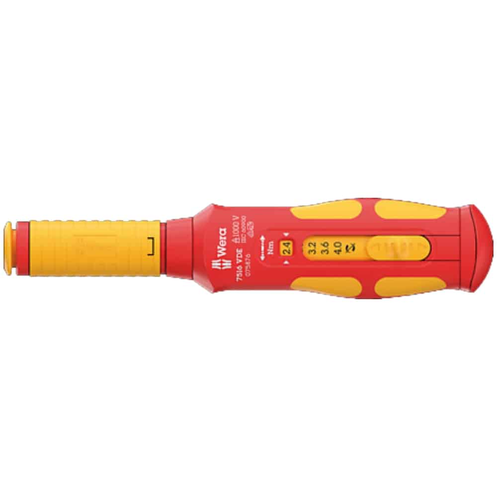 WERA - 7516 VDE Kraftform Torque screwdriver, 2.4-4.0 Nm - Image 1