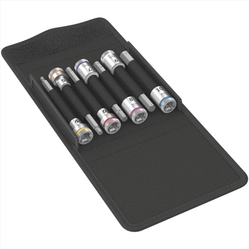 05003180001.jpg WERA - Zyklop bit socket set with holding function, 3/8 drive, 7 pieces 8740 B HF 1 - Image 1