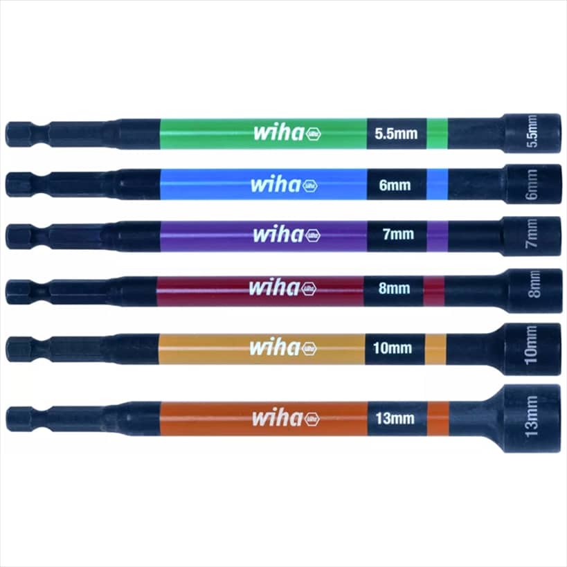 WIHA - Color-coded nut driver set magnetic, 150 mm - Image 1